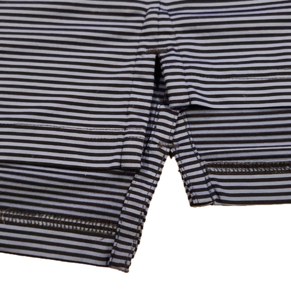 F&G Tech Light & Navy Blue Stripes The Royal Dublin Golf Club Polo Shirt - Picture 8 of 8
